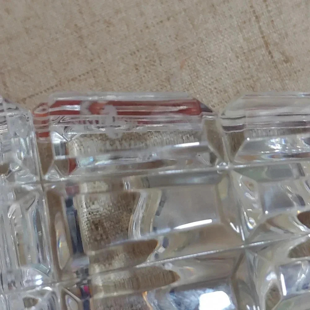 Waterford Crystal Obelisk Pyramid Clock - Picture 3 of 7